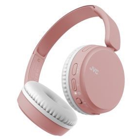   JVC HA-S36W-P-U könnyű, összecsukható Bluetooth 5.2 fejhallgató 35 órás üzemidő multipoint funkcióval, rózsaszín