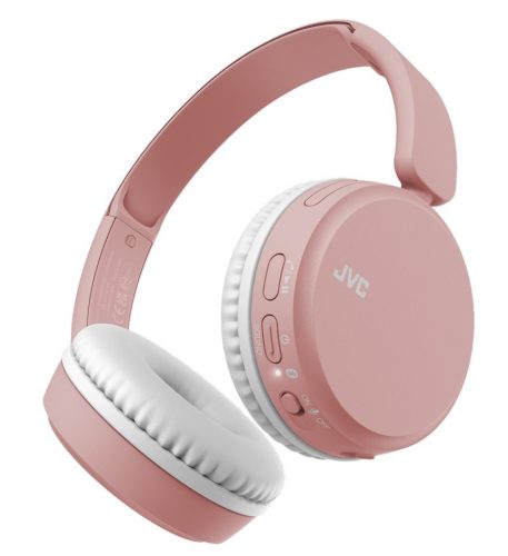 JVC HA-S36 W-P-U könnyű, összecsukható Bluetooth 5.2 fejhallgató 35 órás üzemidő multipoint funkcióval, rózsa