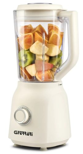 G3 Ferrari G20162 Tuttofrutta turmixgép 600 W teljesítménnyel, 1,5 literes kehely, 4 pengés rozsdamentes acél vágó