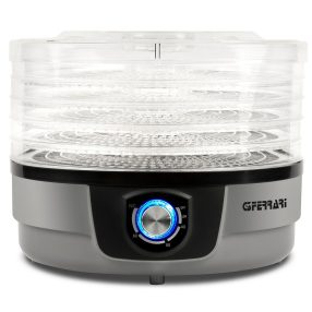   G3 Ferrari G10197 aszaló gép 250W, 5 db 32 cm-es BPA-mentes tálca, állítható hőmérséklet, forgótálcás rendszer