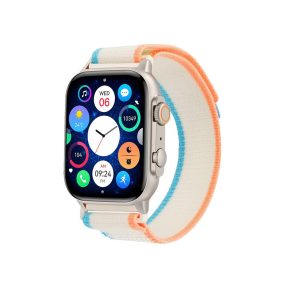   Trevi T-FIT 430 A okosóra 1.95" AMOLED kijelzővel, híváskezeléssel, egészségfigyeléssel, IP68, ezüst szín