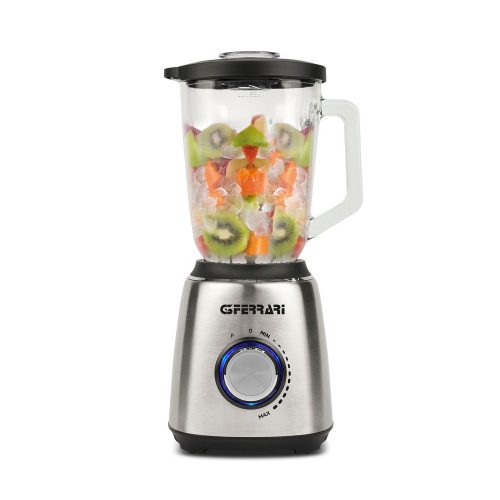 G3 Ferrari G20165 Turbine turmixgép 1,5 literes üvegedénnyel, 1300W, jégaprító funkcióval, rozsdamentes acél ház