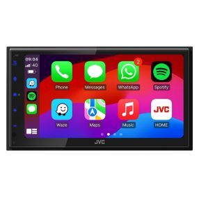   JVC KW-M695DBW 2 DIN autós multimédia érintőkijelzővel, Apple CarPlay, Android Auto, DAB+ és Bluetooth támogatással