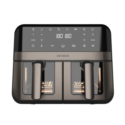 Aiwa AFR-9000 FUTAGO Forradalmi, japán légkeveréses sütő a konyhában, 2.400W, 9 liter (2x4,5 liter)