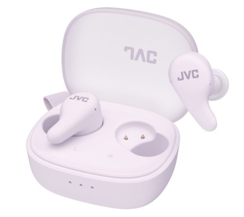 JVC HA-A23T-V True Wireless zajszűrős Bluetooth fülhallgató IPX4 szőlő joghurt színben