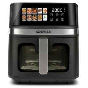   G3 Ferrari G10212 Friggisano 8L forrólevegős sütő 8 literes, digitális kijelzővel, 10 programmal, tapadásmentes kosárral