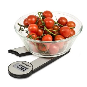   G3 Ferrari G20171 összecsukható háztartási mérleg, 1g-5 kg, gramm és milliliter mérés, LCD kijelző