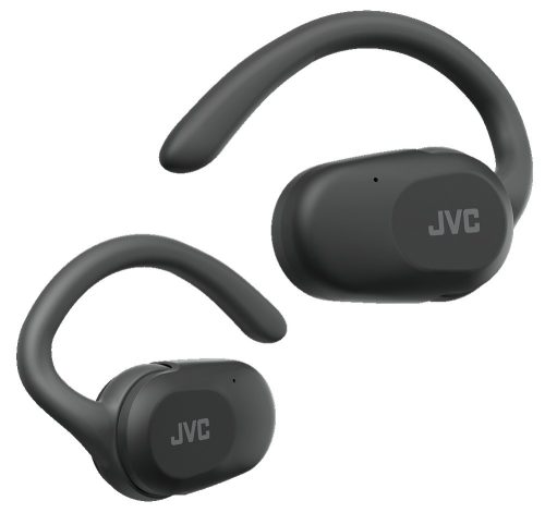 JVC HA-NP40T-B-U true wireless open-ear fülhallgató, 26 órás üzemidő, IPX4, fekete