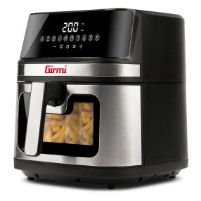   Girmi FG80 Ecofrit XXL forrólevegős sütő 8 literes, 2 fűtőelemes, digitális kijelzővel, 10 programmal
