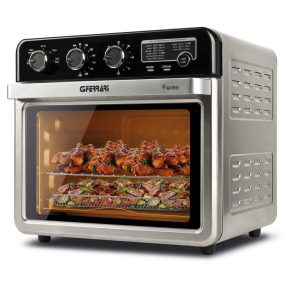   G3 Ferrari G10221 Friggisano 32L forrólevegős sütő és multifunkciós sütő, 32 liter, 6 fűtőelem, 5 funkció, max. 230 °C, tartozékokkal