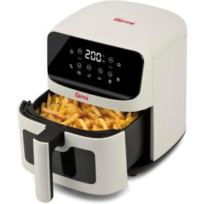   Girmi FG27 Ecofrit Lite forrólevegős sütő 4.2 liter, 8 program, digitális kijelző, állítható hőmérséklet, homok-bézs szín, Incanto sorozat