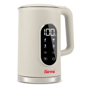   Girmi BL91 hőfokszabályzású elektromos vízforraló, digitális kijelző, melegen tartás funkció, 1.7 literes, homok-bézs szín