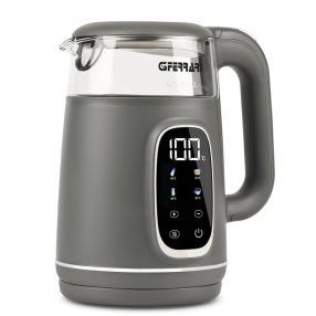   G3 Ferrari G10224 Tisaniere Glass hőfokszabályzású üveg vízforraló, digitális érintőkijelző, melegen tartás funkció, 1.7 liter