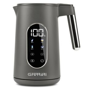   G3 Ferrari G10205 vízforraló grafit szín, állítható hőmérséklet 40-100°C, érintőképernyős kijelző, 1,7 liter