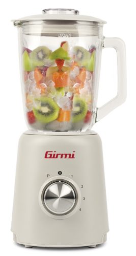 Girmi FR93 turmixgép 1.5 literes üvegkancsóval, 1000W, jégaprító acél pengékkel, 4 sebességfokozat, Incanto sorozat