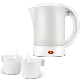   Girmi BL04 utazó vízforraló 600 ml, automatikus kikapcsolás, 2 csészével, Girmi