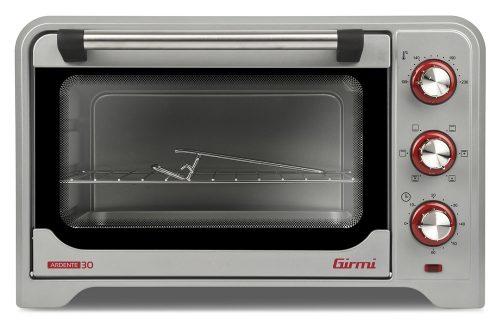 Girmi FE30 asztali elektromos sütő 30 literes kapacitással, ventilációval, ezüst színben