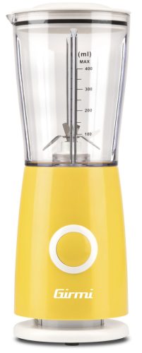 Girmi FR03 kompakt turmixgép 400 ml 170 W sárga színben, egyadagos használatra