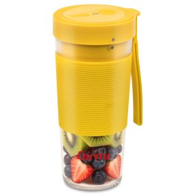  Girmi FR11 hordozható turmixgép 450 ml Tritan pohárral, sárga – akkumulátoros