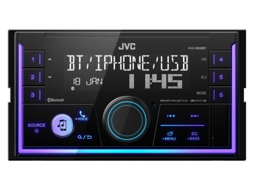 JVC KW-X850BT 2 DIN méretű mechanika nélküli autórádió