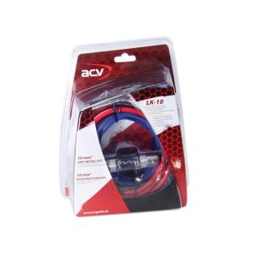   Autóhifi kábel készlet 10 mm² erősítő bekötéshez LK 10