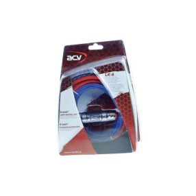   Autóhifi kábel készlet 6 mm2 erősítő bekötéshez LK 6 