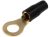 Szemes saru aranyozott 10 mm2 - 8 mm furat fekete SZS10-8F