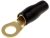 Szemes saru aranyozott 20 mm2 - 8 mm furat fekete SZS20-8F