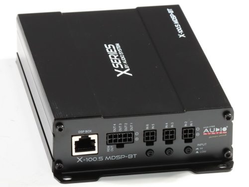 Audio System X-100.5 MDSP-BT – 5 csatornás DSP erősítő Bluetooth vezérléssel (12V verzió)