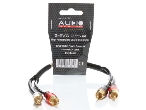Audio System Z-EVO 0,25M RCA kábel 0,25m Z-EVO0,25M