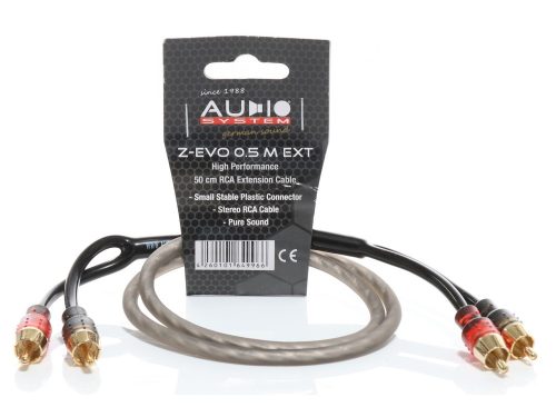 Audio System Z-EVO 0,5M EXT RCA kábel hosszabbító 0,5m Z-EVO0,5MEXT