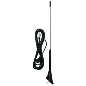   SAL 90595 autóantenna tetőre, VW Golf, M5 csavar, DIN csatlakozó, 400 mm, 52°, gumi burkolat