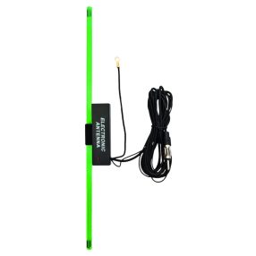   SAL 91110 autóantenna erősítővel, belső, szélvédőre ragasztható, öntapadós, 340mm, DIN