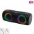 SAL BT2000 boombox, 2x10W, MP3 zenelejátszó, Bluetooth, mélysugárzó, basszus, RGB LED fényjáték, beépített akkumulátor, IPX5