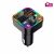 SAL FMBT 18RGB autós kihangosító és töltő, 5 in 1, FM modulátor, dupla USB gyorstöltő, feszültségmérő, basszus-kiemelés gomb