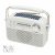 SAL RPR9 napelemes rádió multimédia lejátszóval, FM-AM-SW rádió, Bluetooth, USB és microSD csatlakozás, beépített akkumulátor