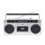 SAL RRTBRONX sztereó kazettás rádiós magnó, Bluetooth, USB, microSD, MP3, multi-felvétel és archiválás, 3-sávos rádió