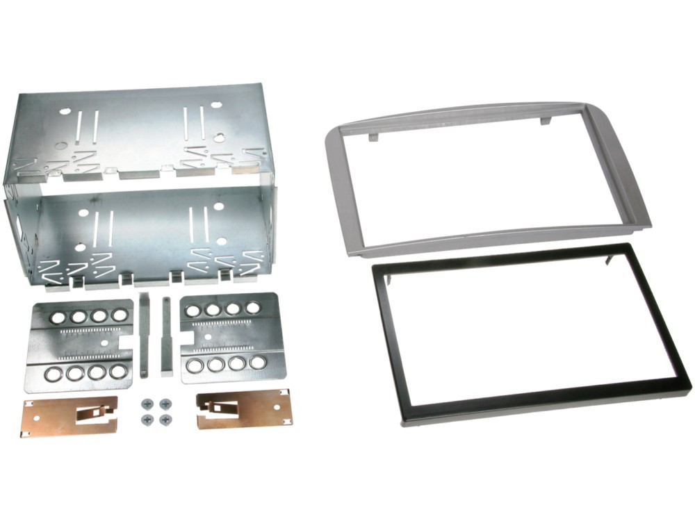 Image of Alfa 147 autórádió beépítő keret Dupla DIN fém rögzítő kerettel 381001-07