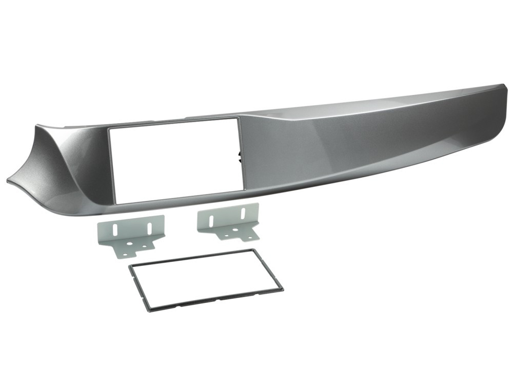 Image of Alfa Guiletta 2010.05-2013.10 ezüst színű 2 DIN beépítőkeret 381001-11-1