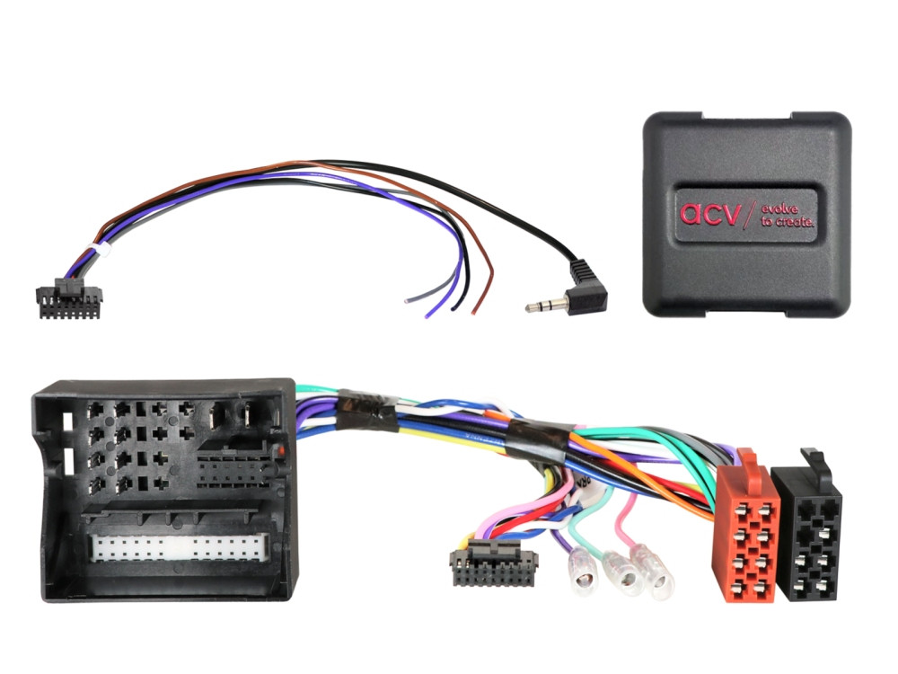 Image of Kormány távkapcsoló interface Seat, Skoda, VW 52 tűs Quadlock csatlakozóval 42xvw015