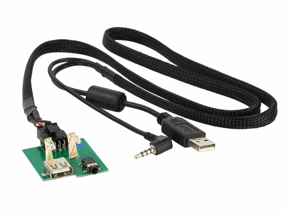 Image of USB, AUX OEM csatlakozó megtartó cserekártya Hyundai különféle járművekhez 44-1140-002