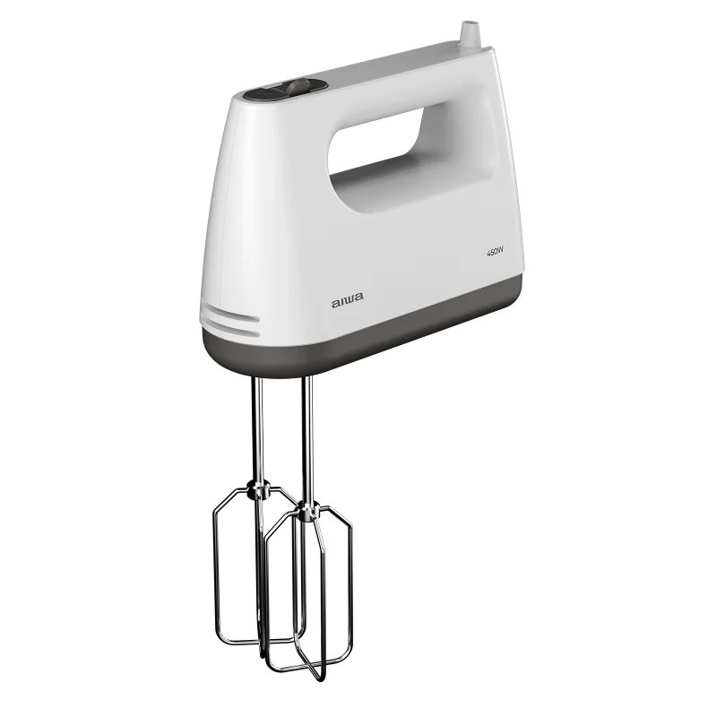 Image of Aiwa AHX-600 TESABERU Prémium, Japán kézi mixer habverővel és dagasztókarral, 5 sebesség + Turbo funkció
