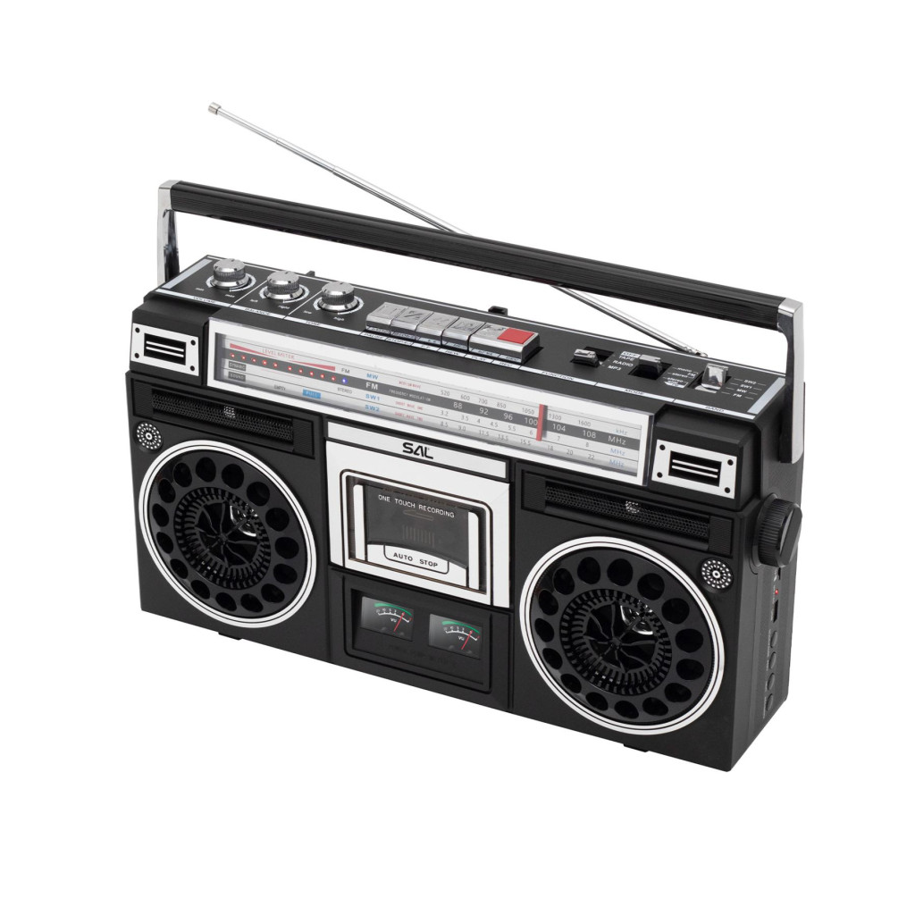 Image of SAL RRT BROOKLYN sztereó kazettás rádiós magnó, Bluetooth, USB, microSD, MP3, felvétel, 4-sávos rádió, multimédia